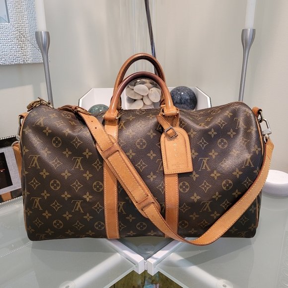 LOUIS VUITTON KEEPALL BANDOULIERE 45 - Picture 12 of 14